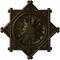 Ekena Millwork Antilles Ceiling Medallion (Fits Canopies up to 6"), Hand-Painted Green Gold, 38 1/4"OD x 1 1/2"P CM38ANGGS - alternate 1